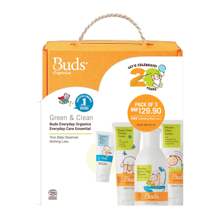 Buds Everyday Organics Care Essential Set (BEO#2)