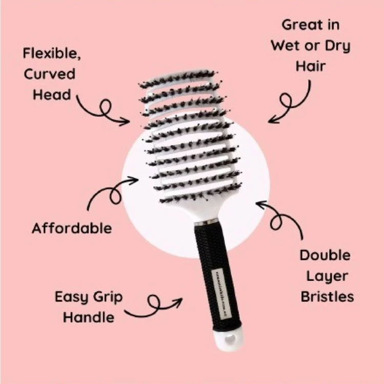 No Nasties Kids Detangler Brush, ๐ฉ๐ฒ๐ด๐ฎ๐ป-๐๐ฟ๐ถ๐ฒ๐ป๐ฑ๐น๐, Cuts Through Knots