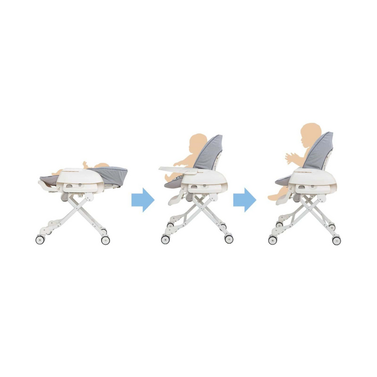 Combi Dreamy Manual Swing - Light Grey ( Newborn to 4 Years Old Approx. )