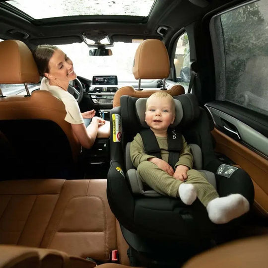 Nuna TODL lite - Caviar | i-Size Rotating Car Seat for Birth to 4 years