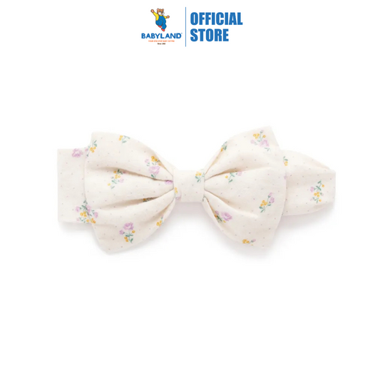 Purebaby Organic Bow Headband - Primrose Pink