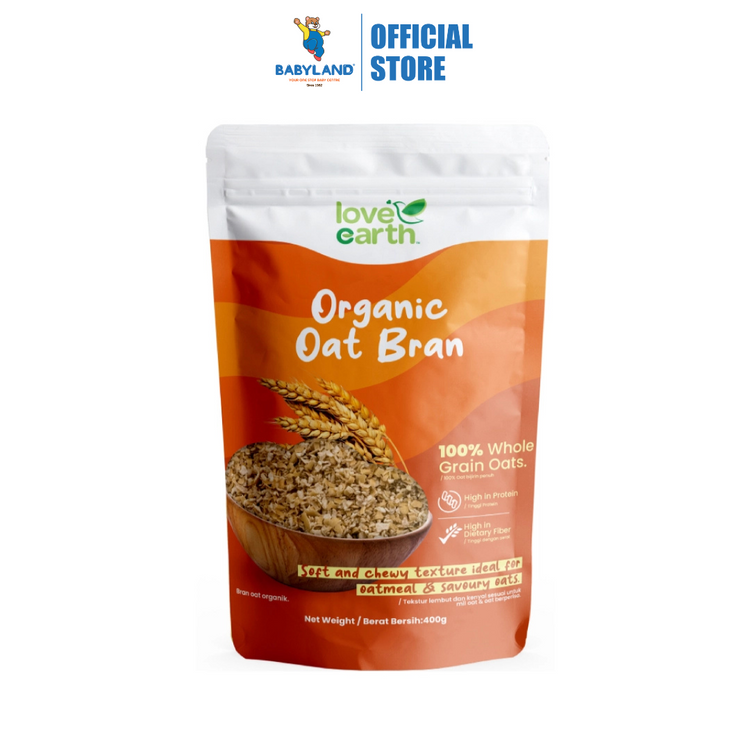 Love Earth Organic Oat Bran 400g