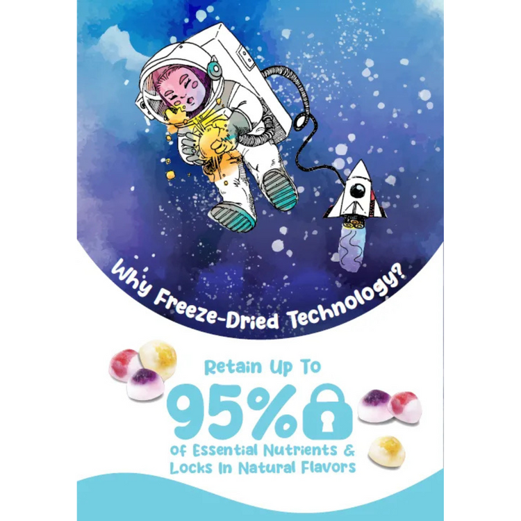 Hanya Freeze-Dried Yogurt Ball (12m+) (6g x 5s) Strawberry/Mango/Blueberry