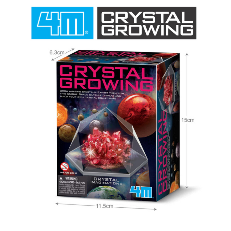 4M Crystal Growing - Crystal Imaginations Red (New Version) (10Y+)