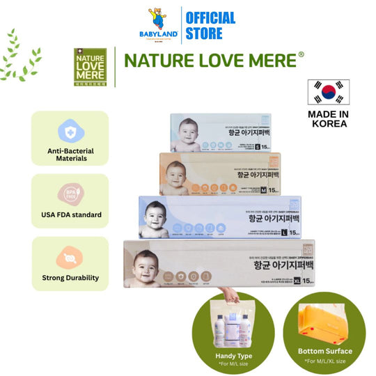 NATURE LOVE MERE Baby Zipper Bags | Bag Travel | Food Storage Zipperbag