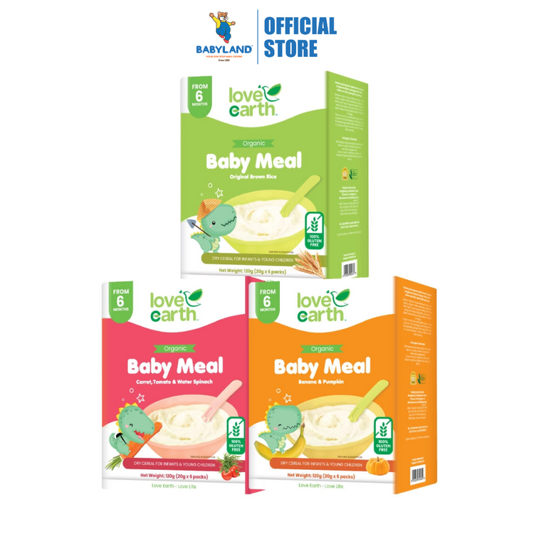 Love Earth Organic Baby Meal 120g (6 Sachet)