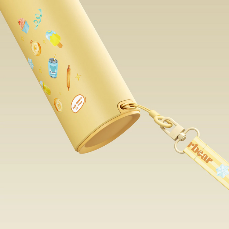 JisuLife Handheld Fan Pro1 5000mAh - Butterbear【 Bladeless Rechargeable 100 Level Adjustment With Strong Wind Cooler 18h 】