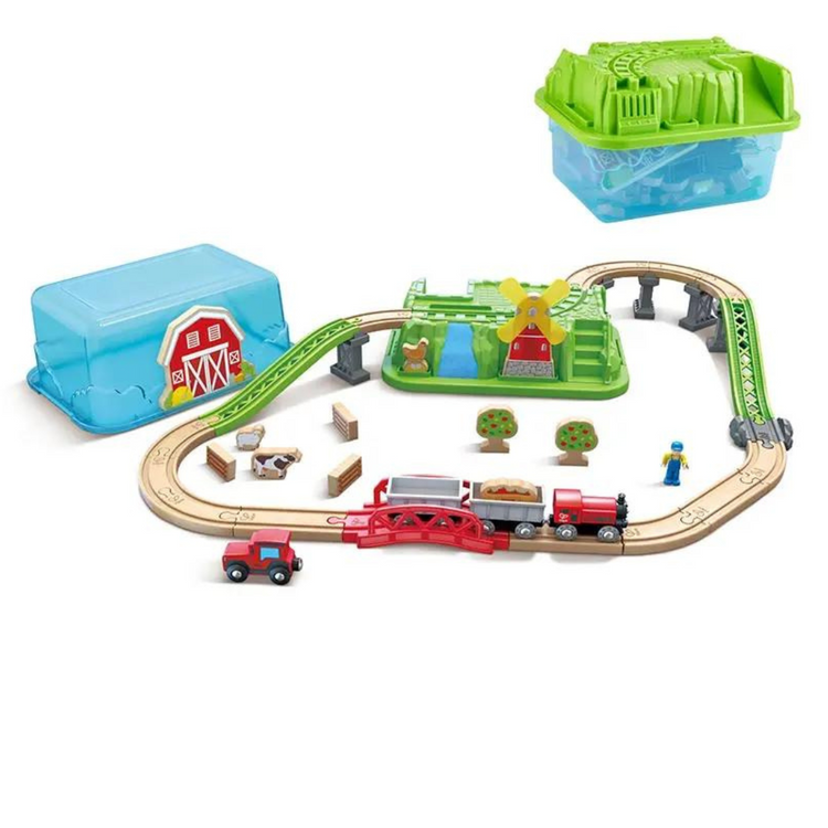 Hape Countryside Train Bucket Set (3y+)