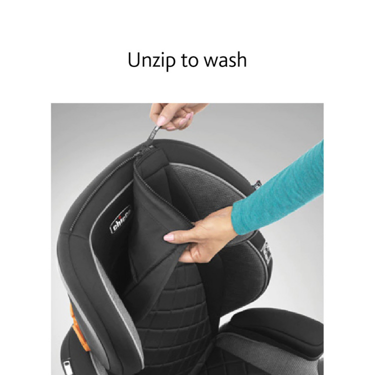 Chicco KidFit Zip Air Plus Booster Car Seat - Q Collection (EU Version) (22-36kg)