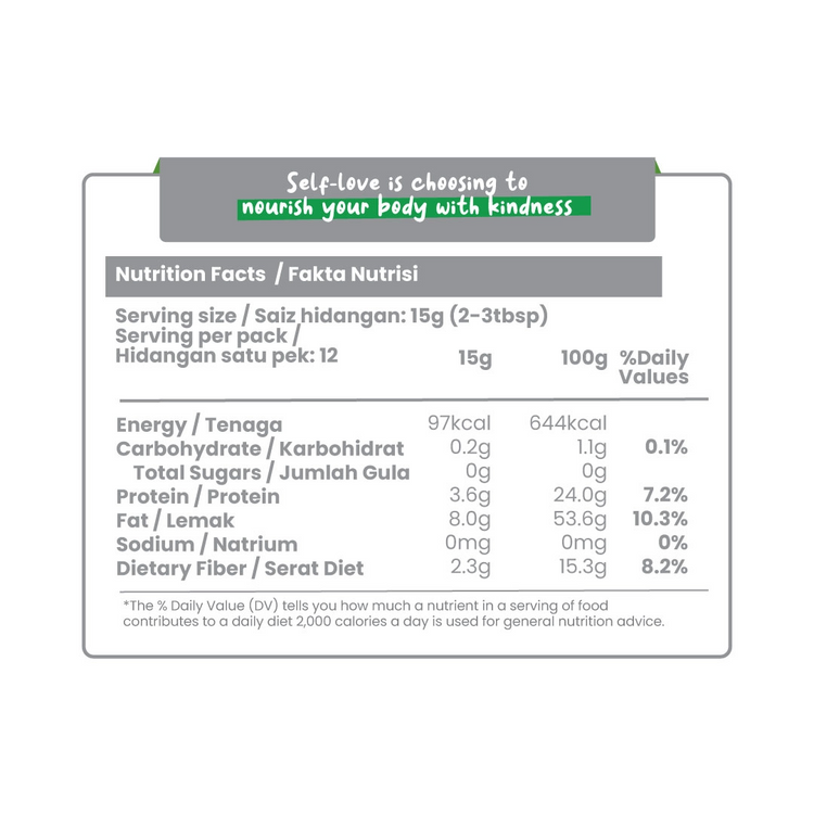 Love Earth Roasted Black Sesame Powder 350g