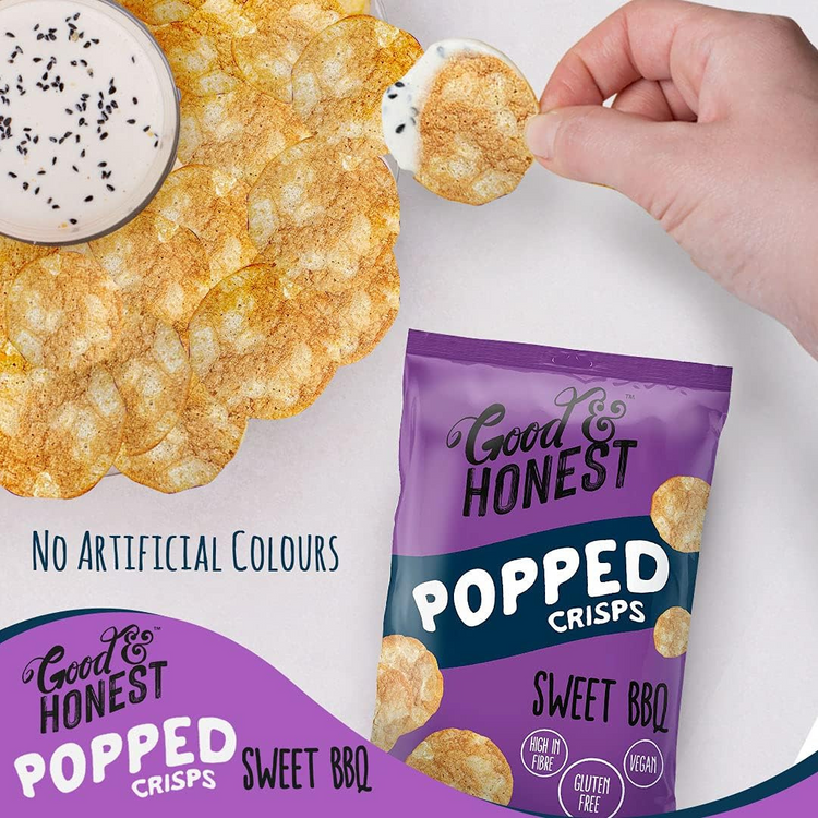 Good & Honest Popped Crisps 75g