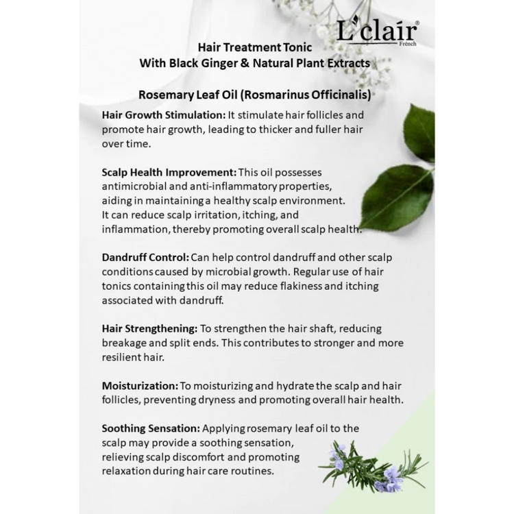 Lclair Hair Treatment Tonic (125ml)