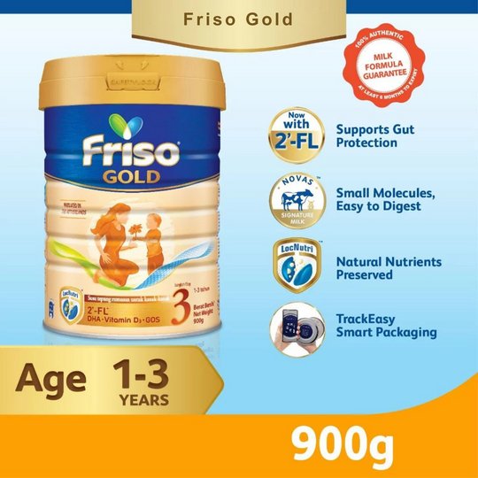 Friso Gold Step 3 Milk Formula 900g (1-3yrs)