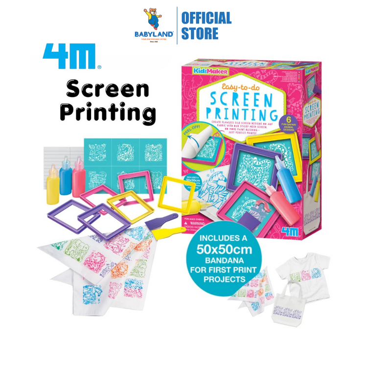 4M KidzMaker - Easy-to-do Screen Printing (5Y+)