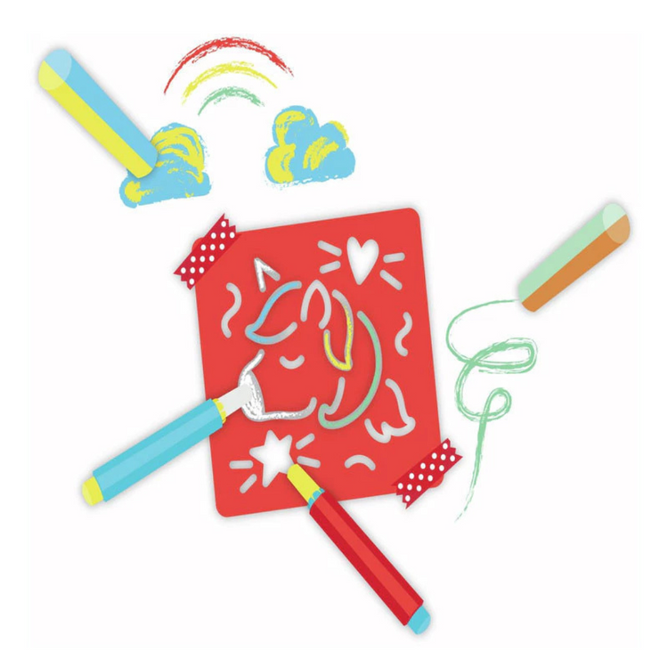 Hape Chalks & Stencils Art (3Y+)