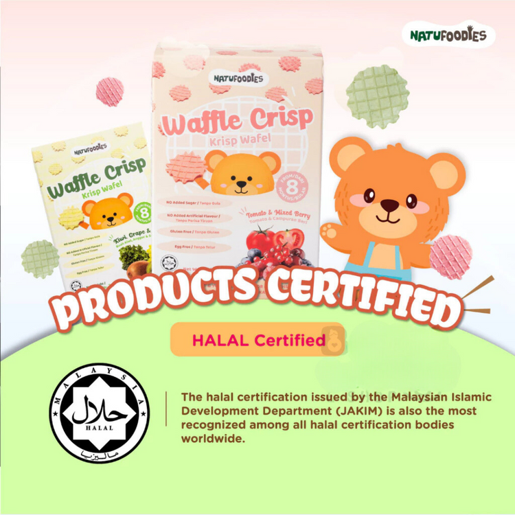 Natufoodies Waffle Crisp 20g (8m+)
