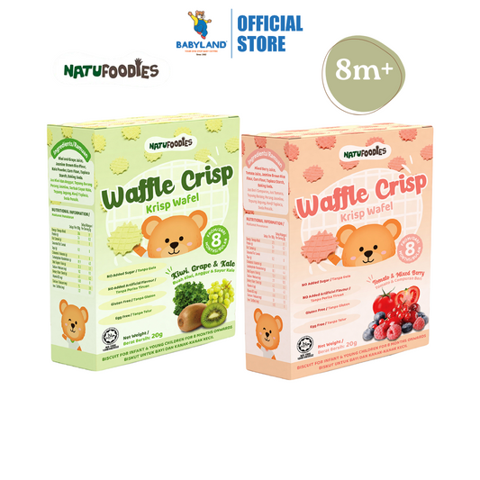 Natufoodies Waffle Crisp 20g (8m+)