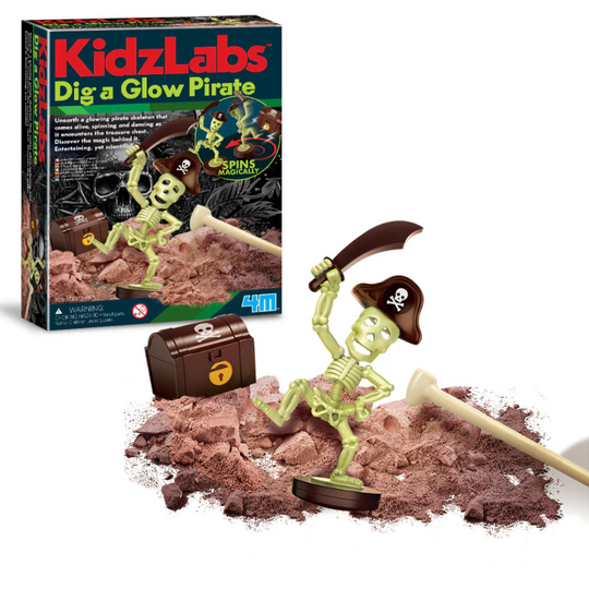 4M KidzLabs - Dig a Glow Pirate (new) (5Y+)
