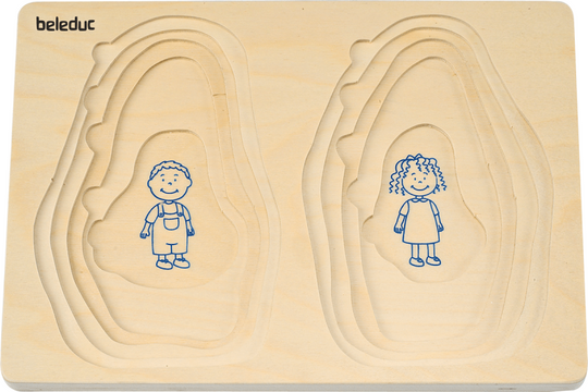 Beleduc 5 in 1 Puzzle (Grandpa and Grandma) (4yrs+)