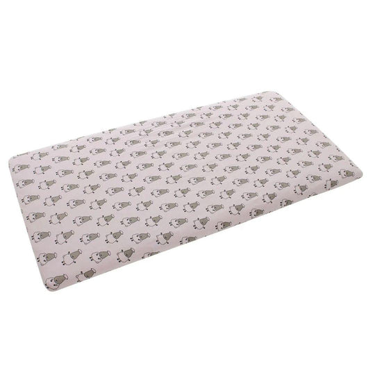 Baa Baa Sheepz Mattress Sheet Big Sheepz Pink