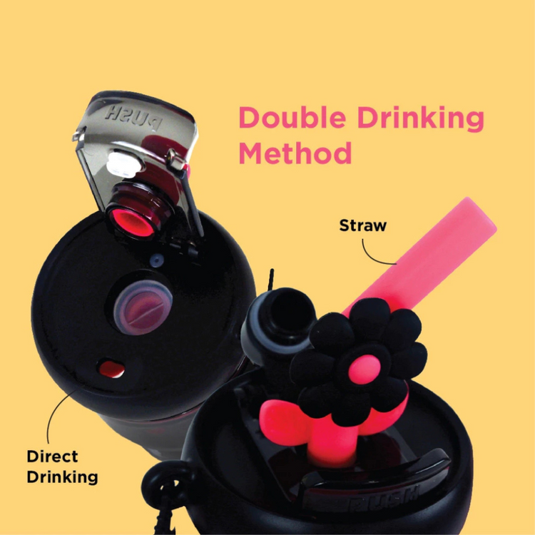 Cocosmile 8311 Flower Twirling Cup with Handle 1000ml - Black