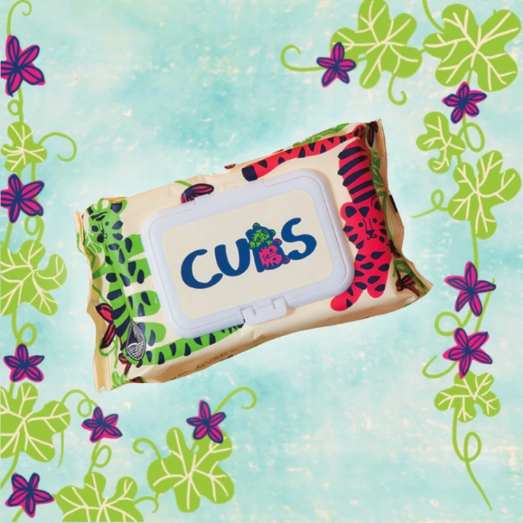 CUBS 99% H20 Wipes – 80 sheets wet wipes