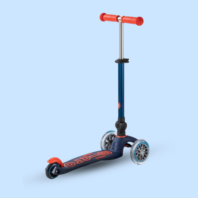 Micro Mini Deluxe Foldable Scooter-Navy Blue (2-5yrs)