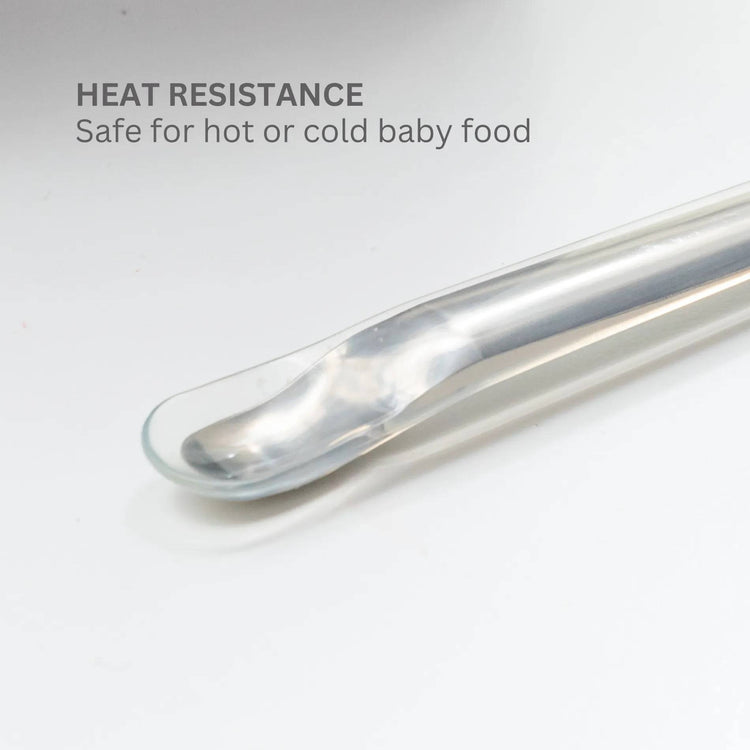 Viida Ula Feeding Spoon - Coral Pink