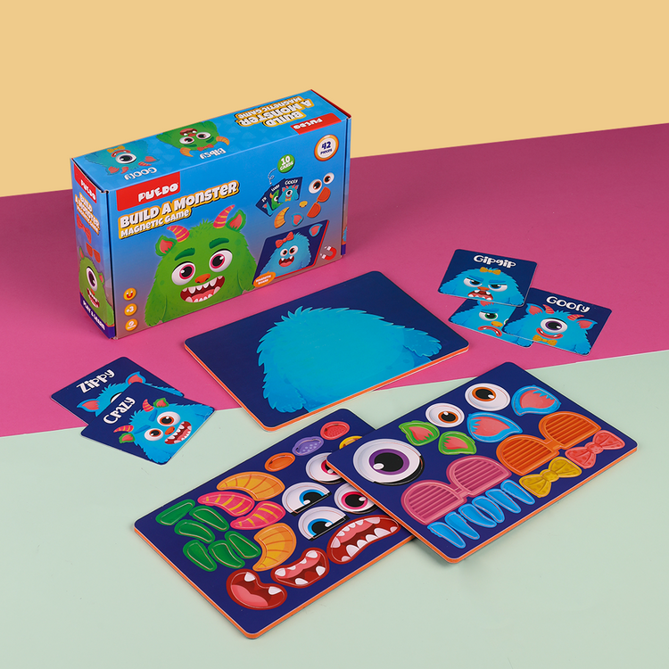 Puedo Magnetic Build a Monster (3Y+)