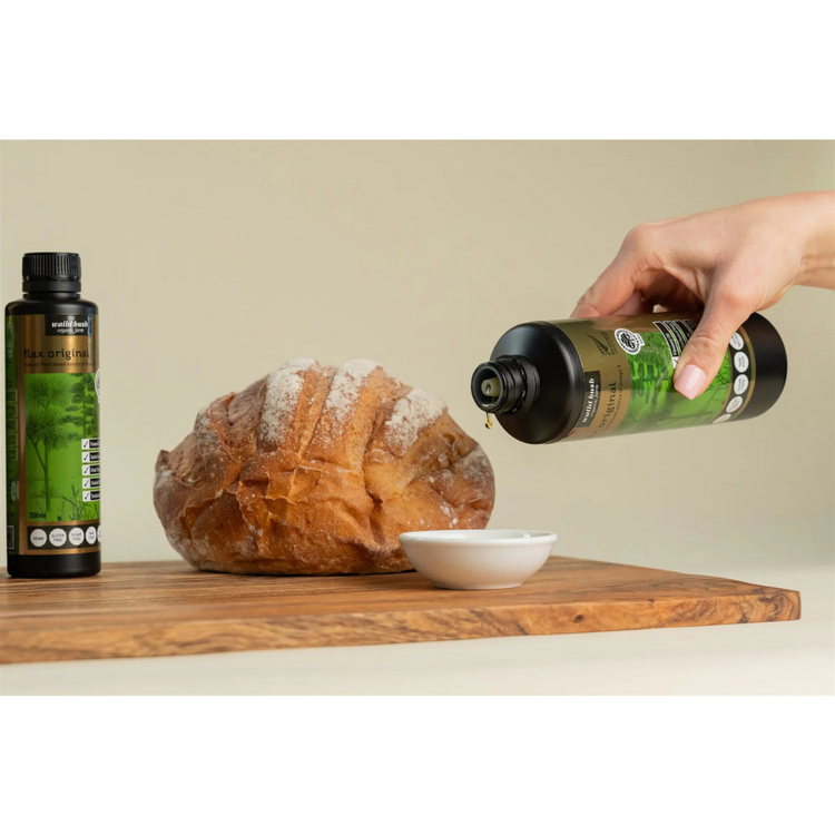 Waihi Bush Flax Original Flaxseed Oil 250ml Org C/P