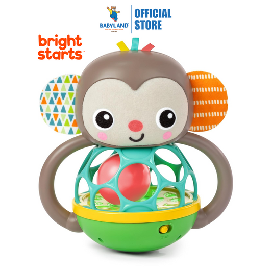 Bright Starts Grab & Giggle Monkey Multi-Sensory Toy (6m+)