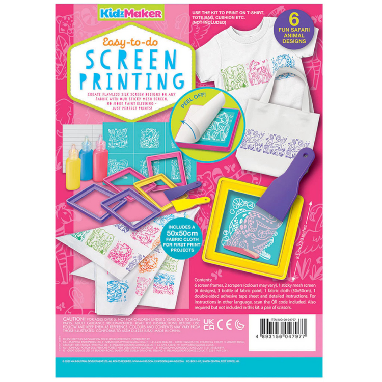4M KidzMaker - Easy-to-do Screen Printing (5Y+)