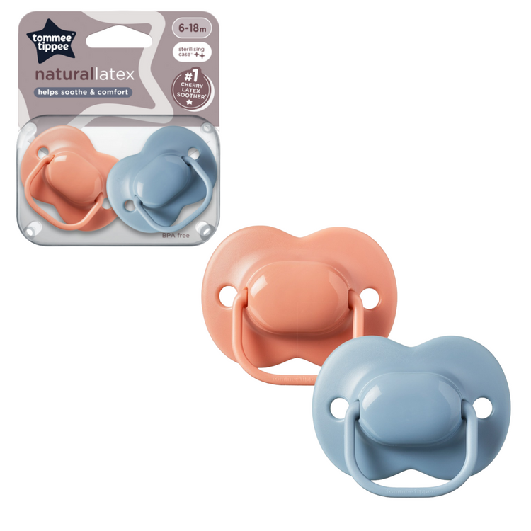 Tommee Tippee Cherry Latex Soother Twin Pack