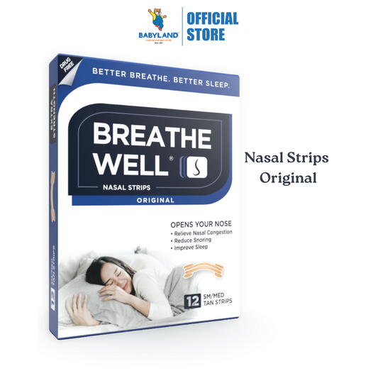 Breathe Well Nasal Strips Original 12'S