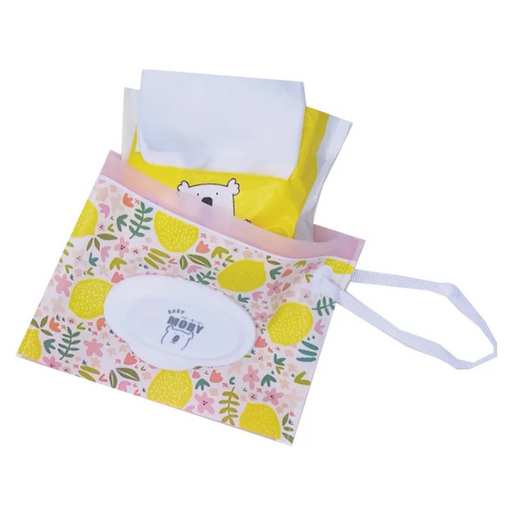 Baby Moby Dry Wipe PVC Pouch Bag - Assorted Colors