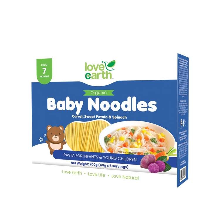 Love Earth Organic Baby Noodles 200g (40g X 5servings) (7m+)