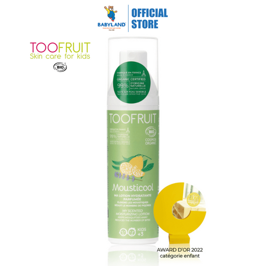 TooFruit Mousticool Scented Moisturizing Mosquito Repellant Lotion 100ml (3Y+)