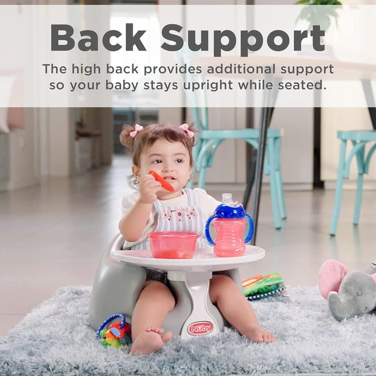 Nuby Floor Seat - Grey 4m+