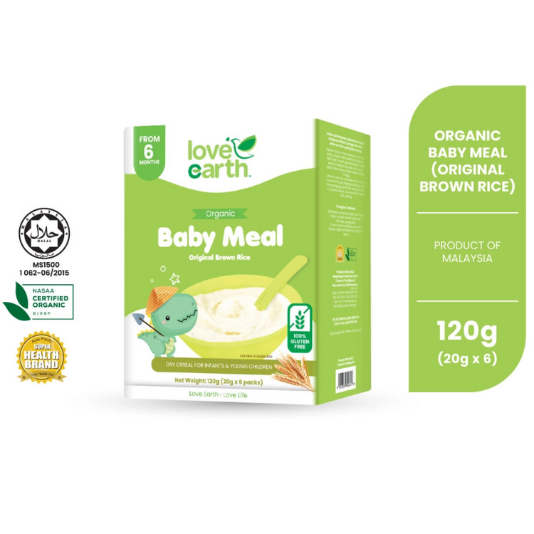 Love Earth Organic Baby Meal 120g (6 Sachet)