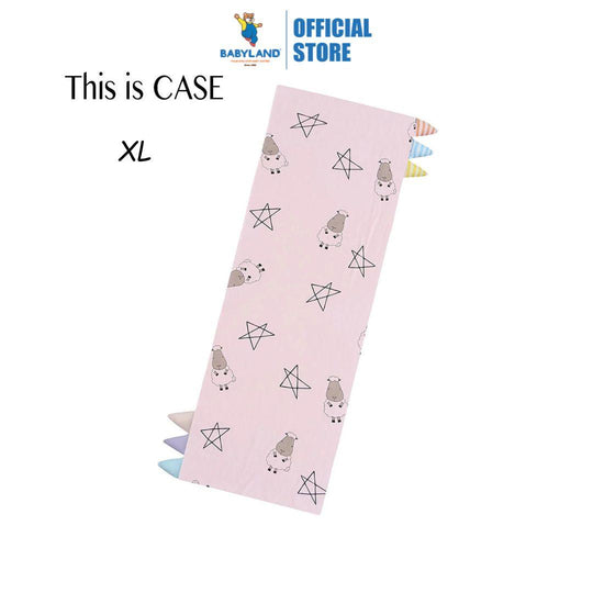 Baa Baa Sheepz Bed-Time Buddy Case Big Star & Sheepz Pink with Color & Stripe tag