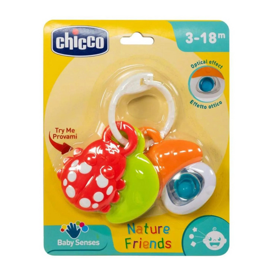 Chicco Baby Senses Rattle Nature Friends (3M+)