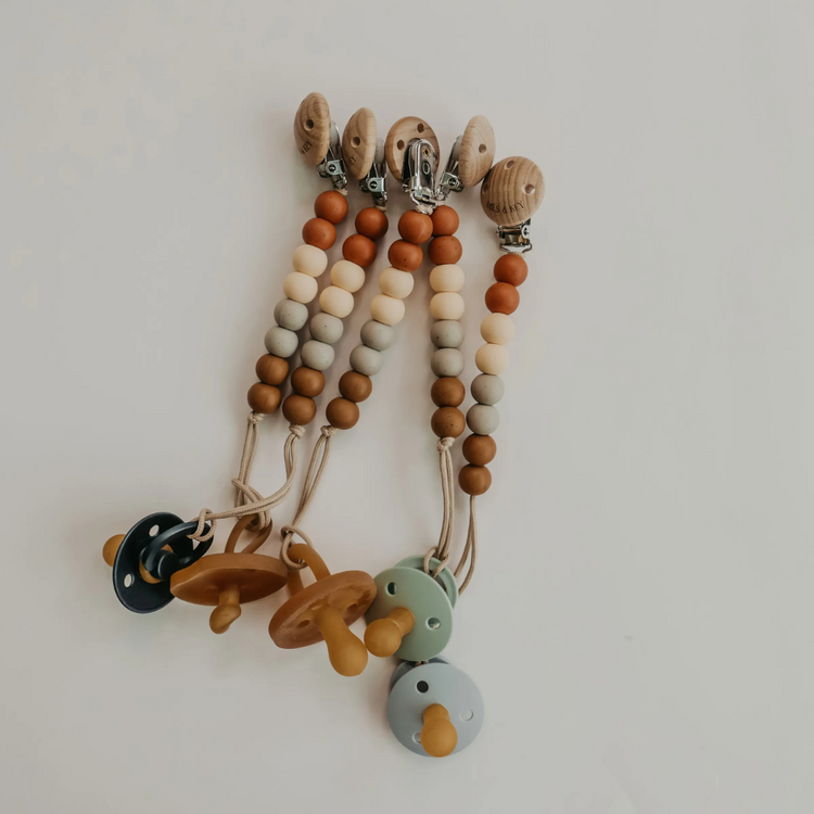 Mils and Key Jude Pacifier Clips - Multiple Color (0m+)