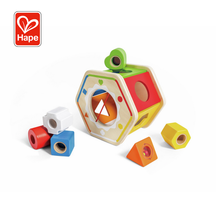 Hape 0516 Wooden Wonder Shape Sorter (1Y+)