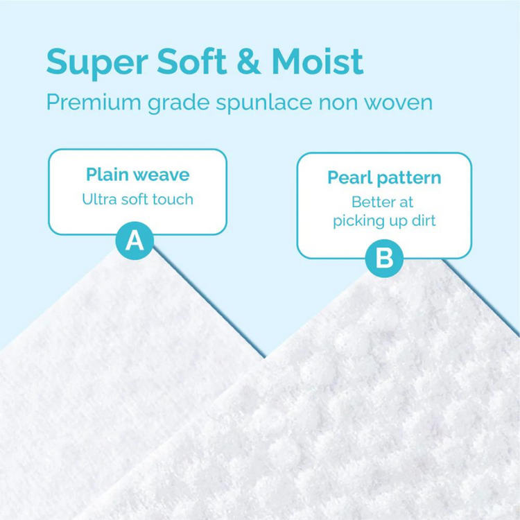 Hoppi Mini Baby Water Wipes (7s' x 8)