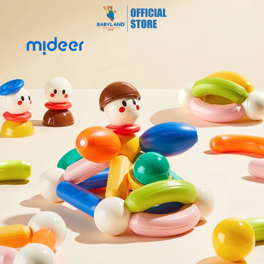 Mideer Growth Plus Magnetic Building Sticks 32pcs