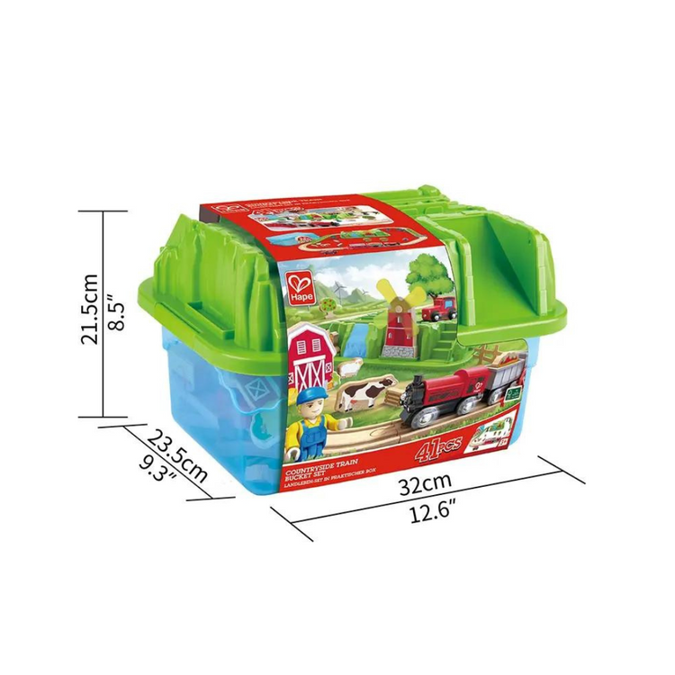 Hape Countryside Train Bucket Set (3y+)