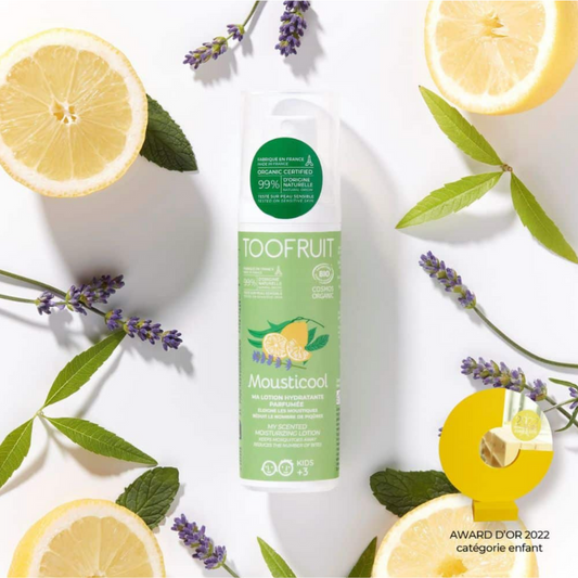 TooFruit Mousticool Scented Moisturizing Mosquito Repellant Lotion 100ml (3Y+)