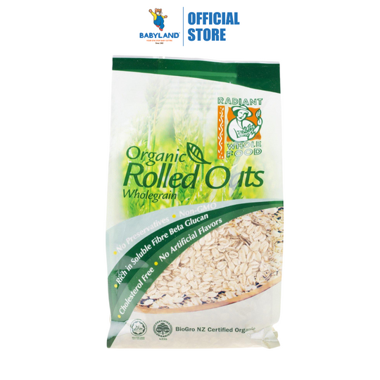 Radiant Organic Rolled Oats (500g)