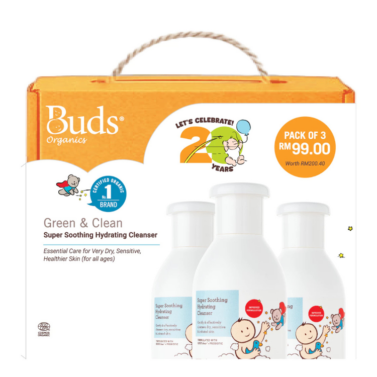 Buds Super Soothing Hydrating Cleanser Triple Pack (BSO#1)