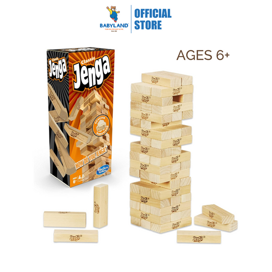 Jenga Game, Party Games for Ages 6+, Family Games for 1+ Players